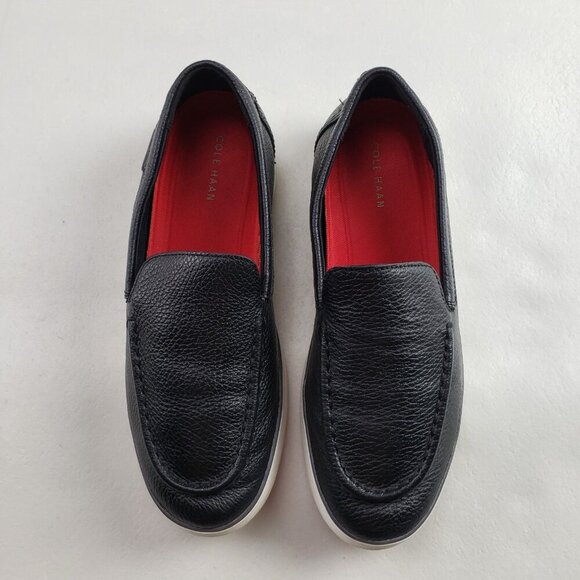 Cole Haan Nantucket Slip On Shoe Womens 8 B Black Leather Comfort Loafer - Picture 3 of 10